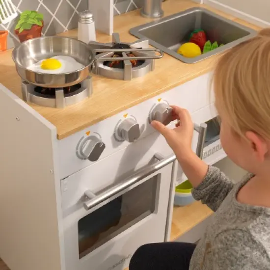 Kidkraft Let's Cook Wooden Play Kitchen image {2}