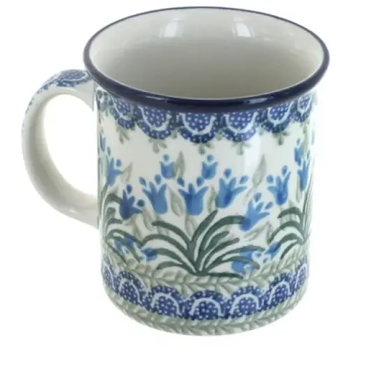 Blue Rose Polish Pottery 236 Ceramika Artystyczna Small Coffee Mug image {14}