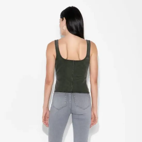 Women's Denim Star Corset Tank Top - Wild Fable&trade; image {2}