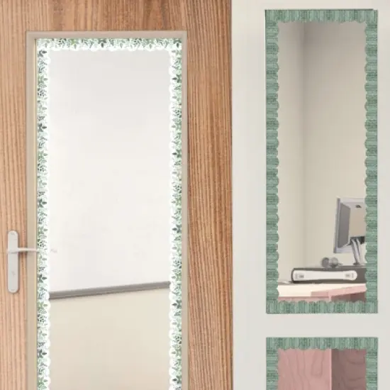 Big Dot of Happiness Eucalyptus Greenery - Scalloped Classroom Decor - Bulletin Board Borders - 51 Feet image {4}