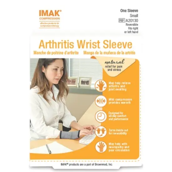 Brownmed IMAK Compression Arthritis Wrist Sleeve image {2}