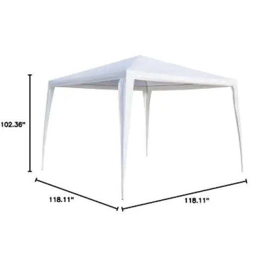 3x3m White Pop Up Gazebo Top Cover Replacement Canopy Roof image {4}