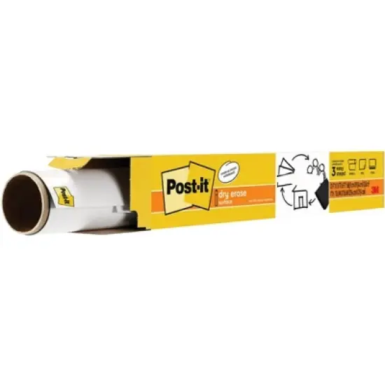 Post-it Super Sticky Dry Erase Surface, 4 x 8 Feet, White image {3}