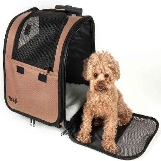 Pet Life Wheeled Travel Pet Carrier image {1}
