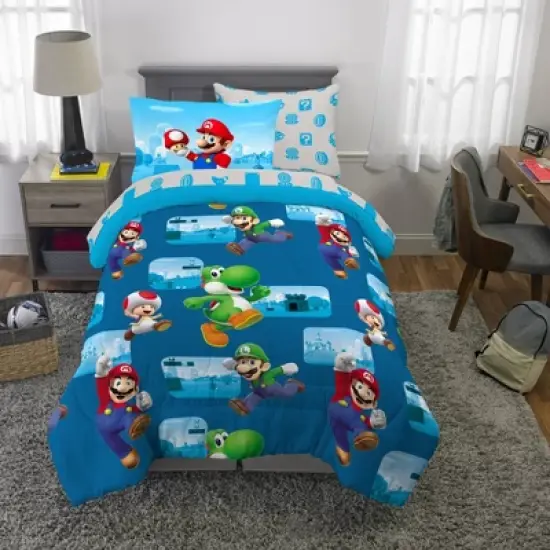 Twin Game Play Super Mario Bed in a Bag image {3}