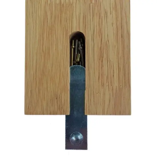 WE Games 7 Inch Travel Cribbage Set - Solid Hardwood Board with Cards and Bag image {3}