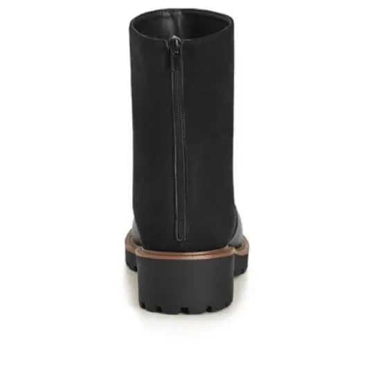 Women's WIDE FIT Leona Ankle Boot - black | EVANS image {1}