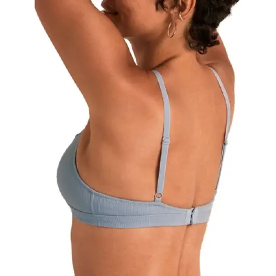 Adore Me Women's Rib Wireless Triangle Bralette image {3}