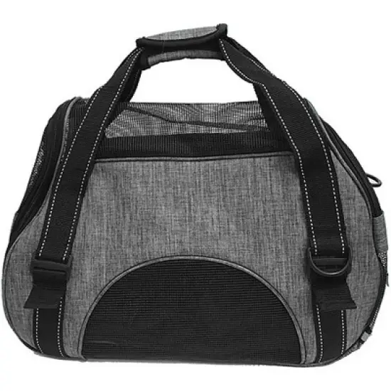 DOGLINE Pet Carrier Bag - Grey (Small) image {2}