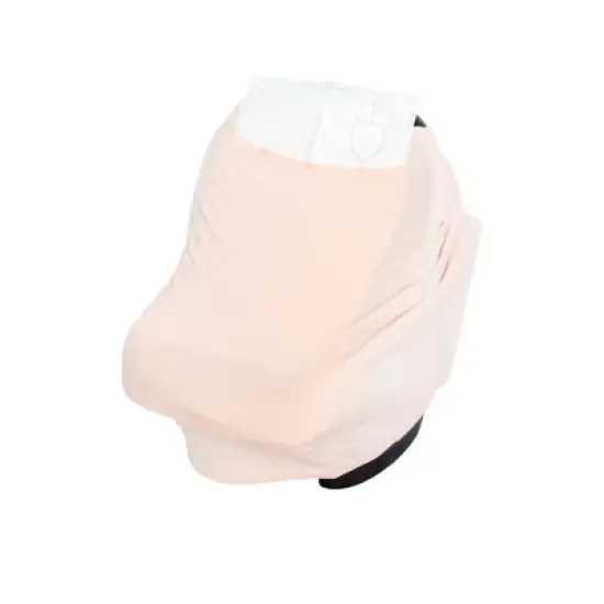 Snuggle Shield LUXE Protection Rayon from Bamboo Multi Use Antimicrobial Air Filtering Infant Car Seat/Nursing Cover - Pink image {2}
