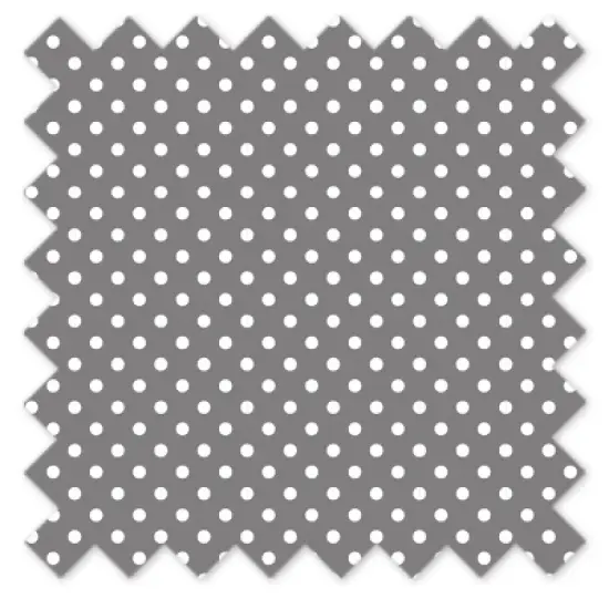 Bacati - Elephants White/Gray Gray Pin Dots Changing Pad Cover image {8}