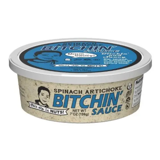 Bitchin' Sauce Spinach Artichoke Almond Dip - 7oz image {3}
