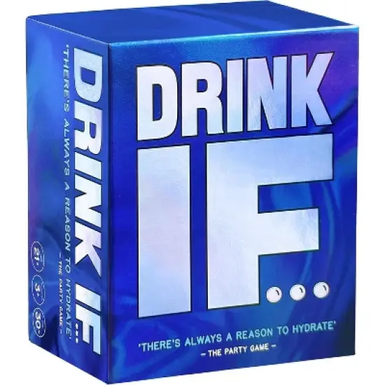 DRINK IF... Outrageous Hydration Party Card Game for Friends - 600 Hilarious Reasons to Drink Water! Adult Party Card Game for Friends at Game Night image {6}