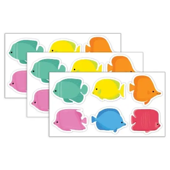 Creative Teaching Press&reg; Sea Friends School of Fish 3" Designer Cut-Outs, 36 Per Pack, 3 Packs image {3}