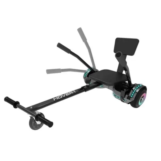 Hover-1 Chrome 2.0 Hoverboard/Buggy Combo - Black image {3}