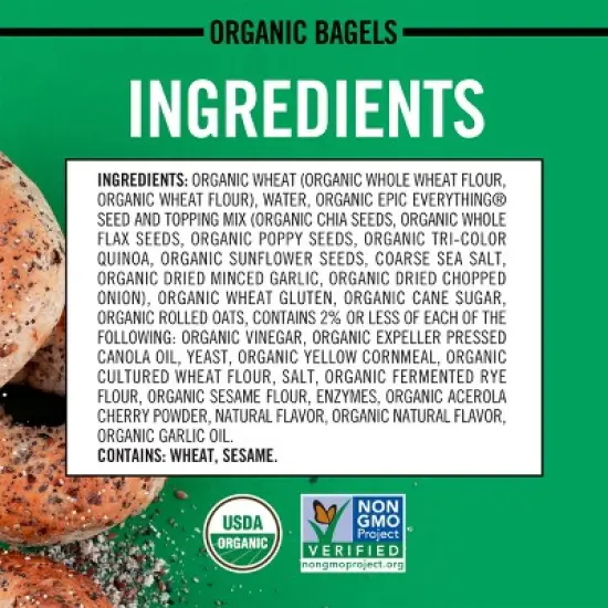 Dave's Killer Bread Epic Everything Organic Bagels - 16.75oz image {5}