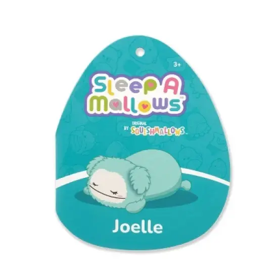 Squishmallows 18" Large Plush Joelle Teal Bigfoot Sleepamallows image {9}