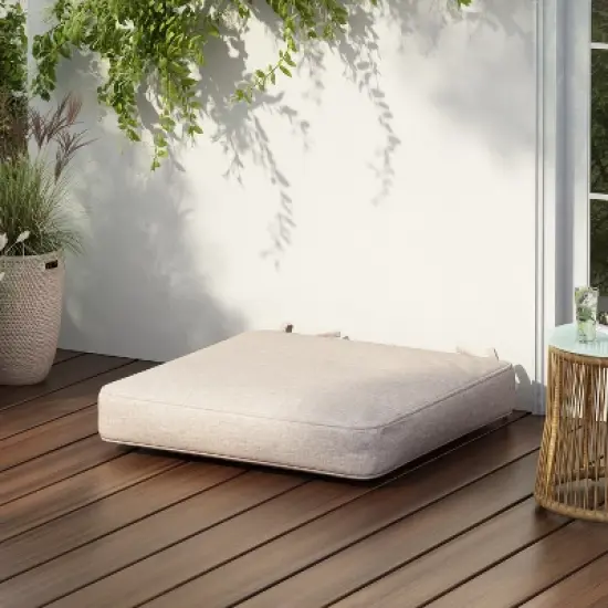 Christopher Knight Home Noah Outdoor 19" x 19" Dining Chair Cushion image {8}