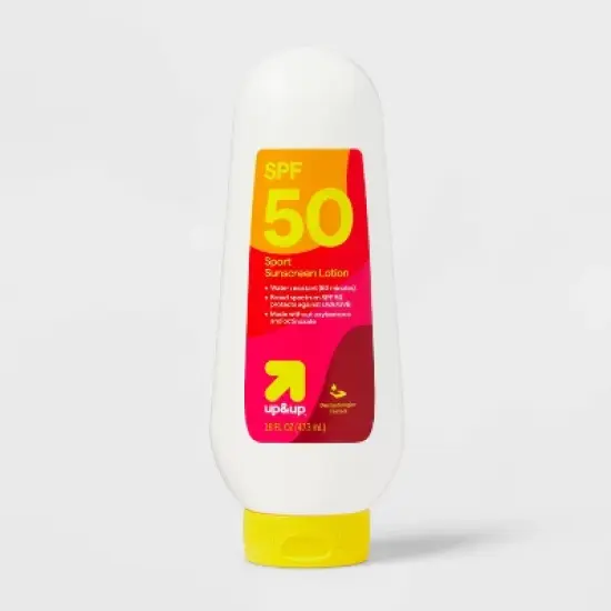 Sport Sunscreen Lotion - SPF 50 - up&up&trade; image {6}