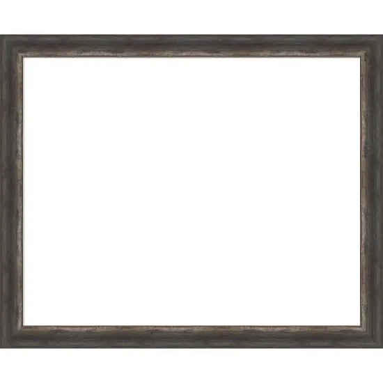 Amanti Art Bark Rustic Char Narrow Framed Dry Erase Magnetic Board image {15}