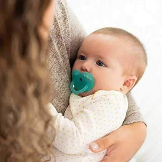 Evenflo Balance Stage 2 Orthodontic Silicone Pacifier 6 Months+ - Teal - 6ct image {2}