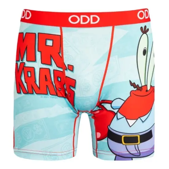 Odd Sox, Funny Men's Boxer Briefs Underwear, Nickelodeon SpongeBob Novelty Print image {6}