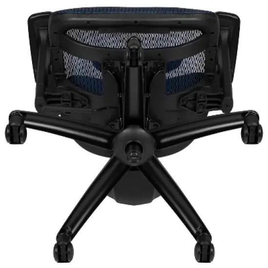 Flash Furniture Ergonomic Mesh Office Chair with 2-to-1 Synchro-Tilt, Adjustable Headrest, Lumbar Support, and Adjustable Pivot Arms image {9}
