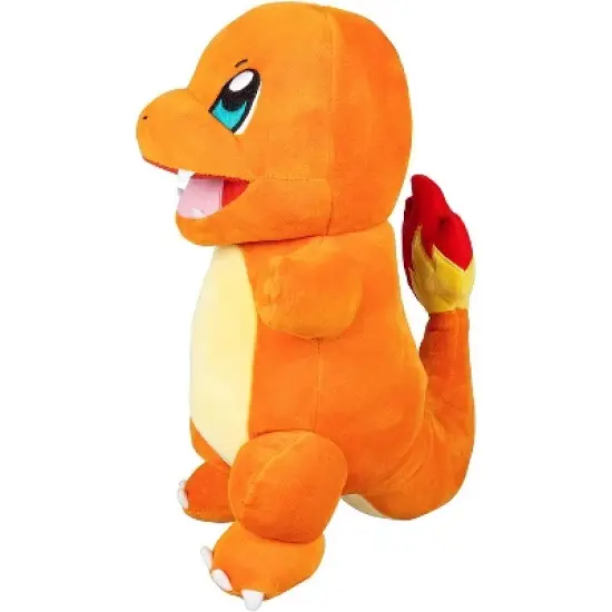 Pokemon Flame Action Charmander 10 Inch Interactive Plush with Lights & Sounds - Light Up Tail & Mouth with Multiple Sound Effects image {6}