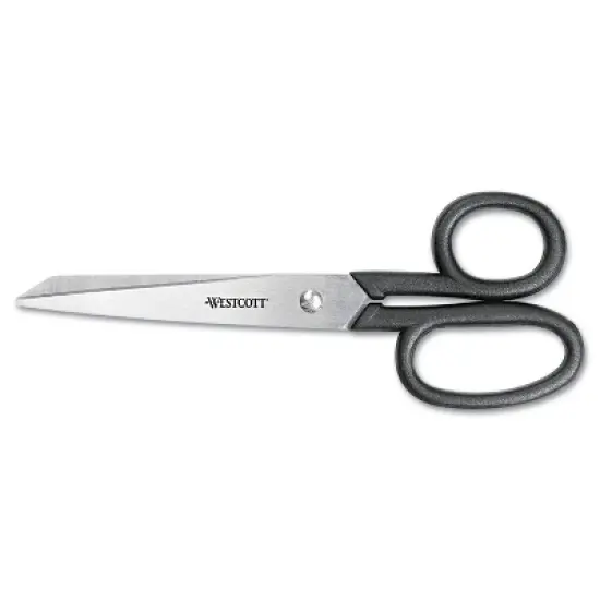 Westcott Kleencut Shears Left/Right Hand 7" Long Black 19017 image {3}