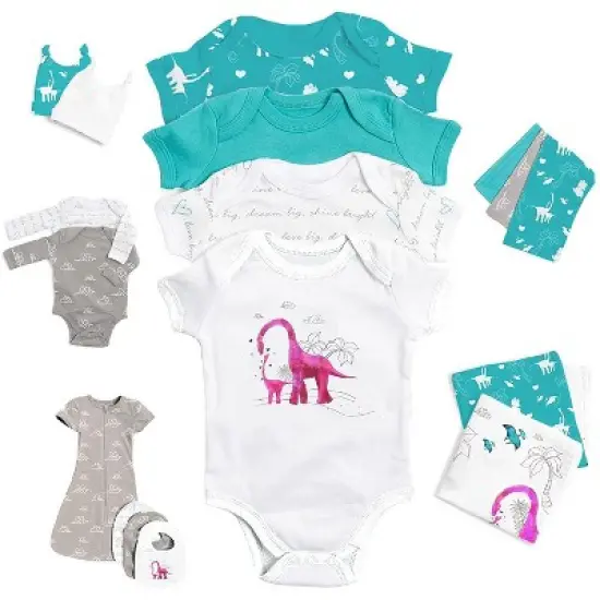 JumpOff Jo - Layette Gift Set 17-Piece Newborn Baby Clothes Pack, 0-3 Months image {9}