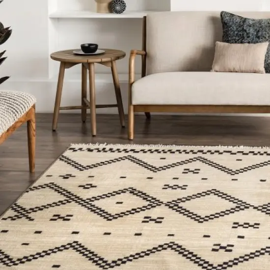 nuLOOM Tracy Moroccan Tassel Area Rug image {8}