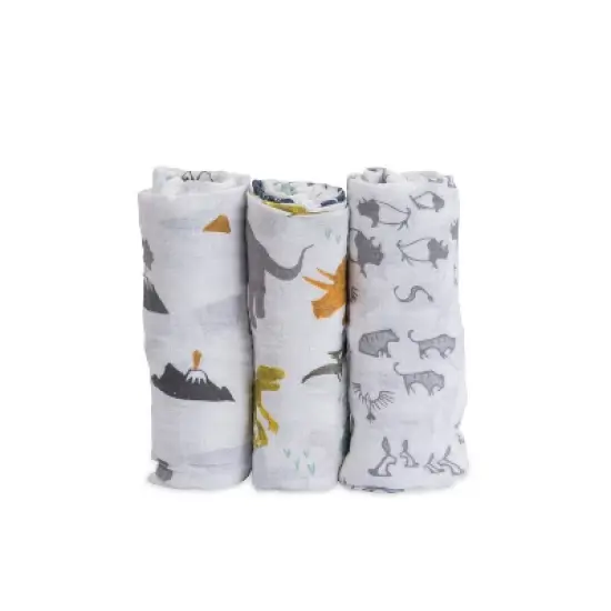 Little Unicorn Cotton Muslin Swaddle Blanket - 3pk image {20}