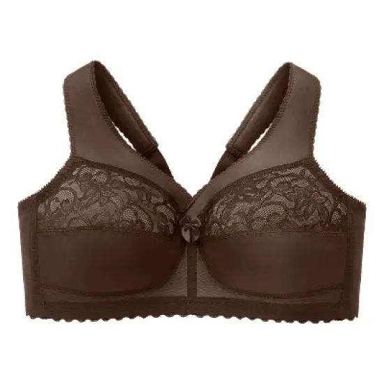 Glamorise Womens MagicLift Original Support Wirefree Bra 1000 Mocha image {3}