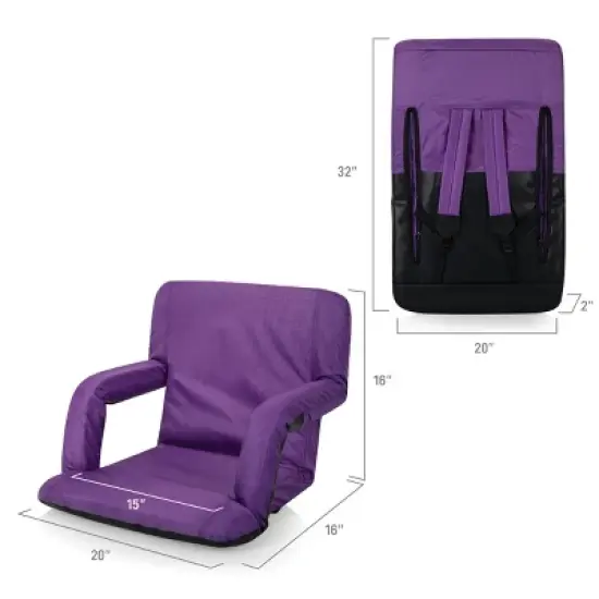 Picnic Time Ventura Stadium Seat - Purple image {8}
