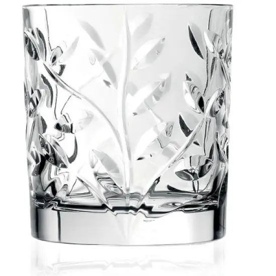 Lorren Home Trends Laurus Crystal Double old fashioned set of 6 image {4}