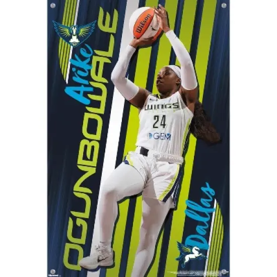 Trends International WNBA Dallas Wings - Arike Ogunbowale 25 Unframed Wall Poster Prints image {3}