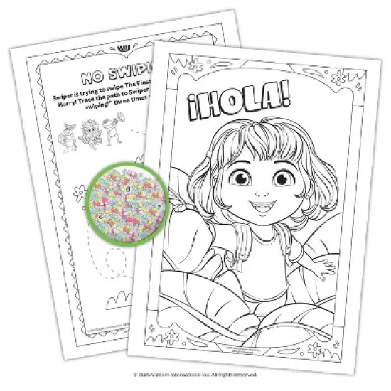 Dora Coloring & Activity with Find & Fidget Game Book image {2}
