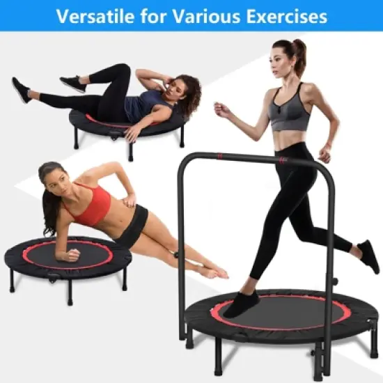 SUGIFT 40" Mini Trampoline Max Load 450lbs Exercise Trampoline for Adults image {1}