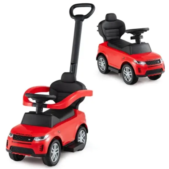 Costway Kids Ride on Push Car with Horn & Start-up Sound Under-seat Storage Push Handle image {12}