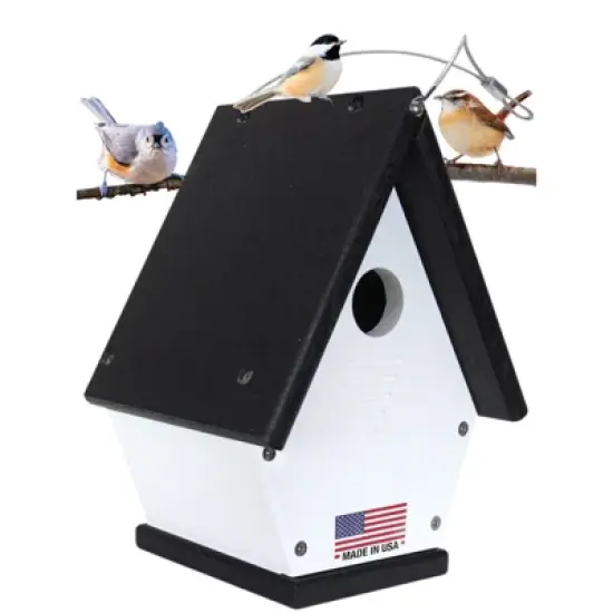 JCS Wildlife Wren, Chickadee, and Warbler Chateau Birdhouse image {10}