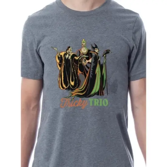 Disney Villains Mens' Tricky Trio Group Shot Characters Sleep Pajama Set Multicolored image {1}