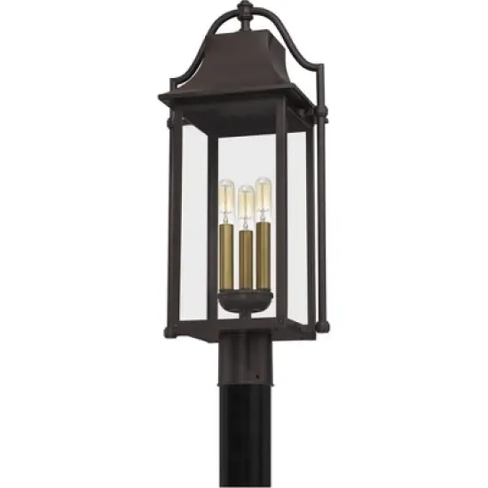 Quoizel Lighting Manning 3 - Light Post Light in  Western Bronze image {2}