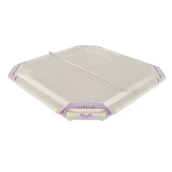 Richell PAW TRAX Mesh Potty Holder in Lavender, Training Tray for Dogs image {2}
