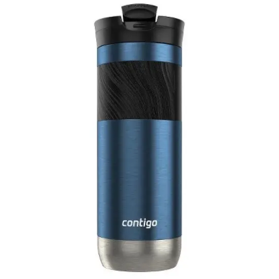 Contigo SNAPSEAL Insulated Stainless Steel Travel Mug with Grip, 20 Ounce image {1}