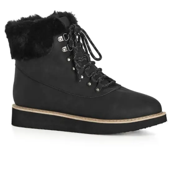 Women's WIDE FIT Arya Ankle Boot - black | CLOUDWALKERS image {2}