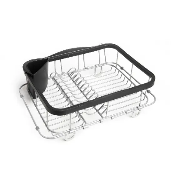 Umbra 11.3" Sinkin Multi-Use Rack Black/Nickel: Steel Dish Drying Rack, Hand Wash, 5 Year Warranty image {21}