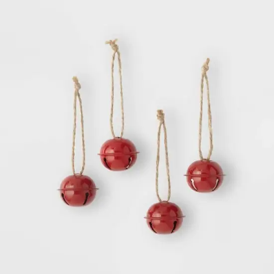 4ct Jingle Bell Christmas Ornament Set - Wondershop&trade; image {3}