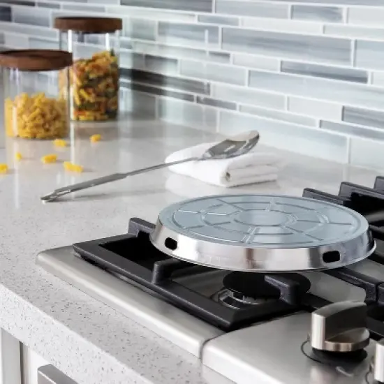 Better Houseware Flame Master Heat Diffuser, Stainless Steel in Silver image {4}