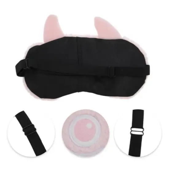 Unique Bargains Portable Monster Sleep Mask Pink 1 Pc image {1}