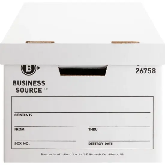 Business Source Lift Off Lid Heavy Duty Storage Box image {4}